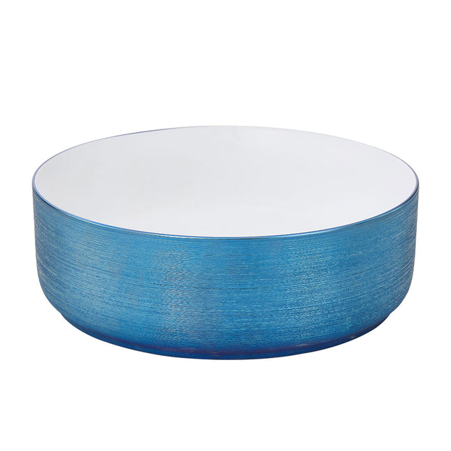 Round Ceramic Countertop Washbasin Vessel Sink