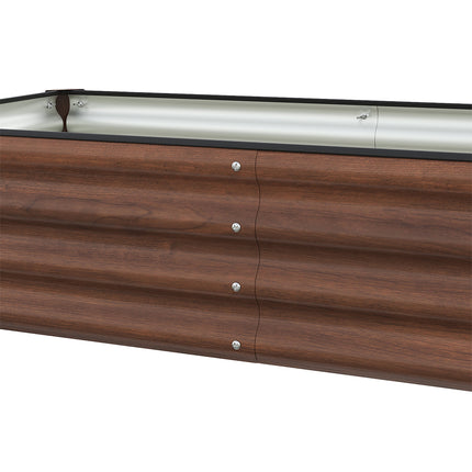 120cm x 60cm Rectangular Galvanized Steel Raised Garden Bed