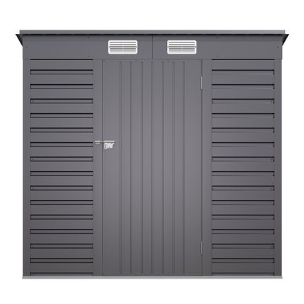 Outdoor Galvanized Steel Storage Shed