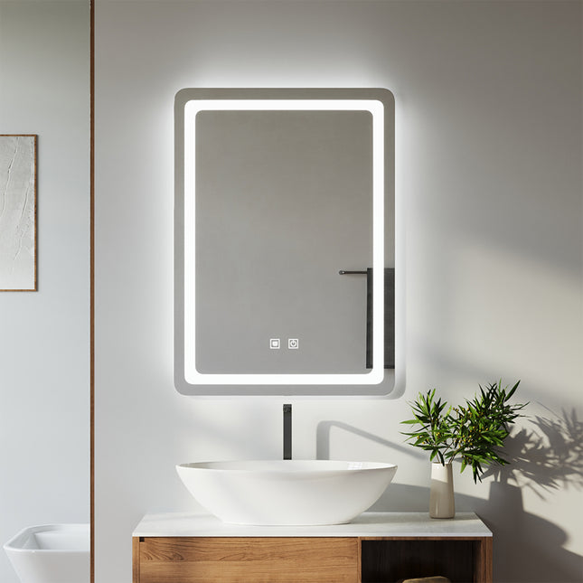 Anti-fog Bathroom Mirror with Dimmable LED Light
