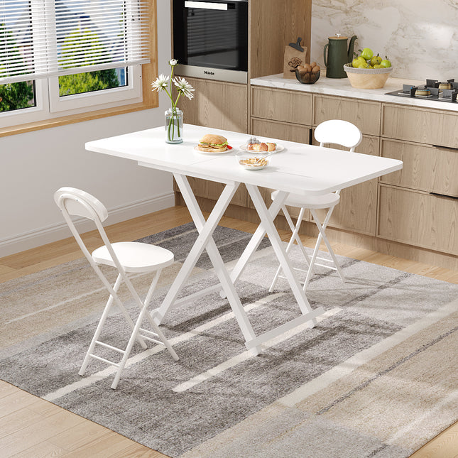 2Pcs Portable Foldable Dining Chairs