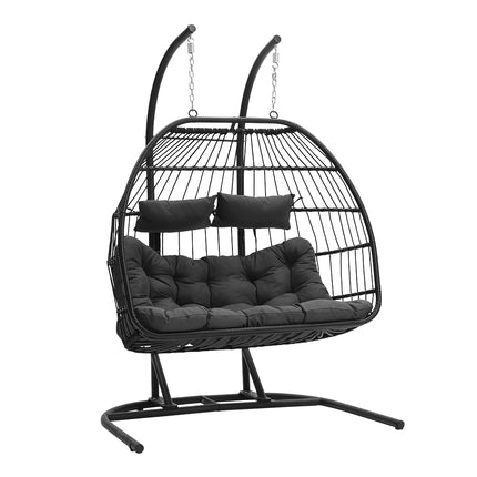 Outdoor Hanging 2-Seater Egg Chair