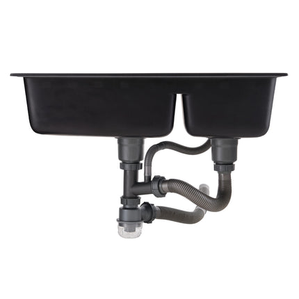 Modern Quartz Resin Composite Kitchen Sink with Waste Kit