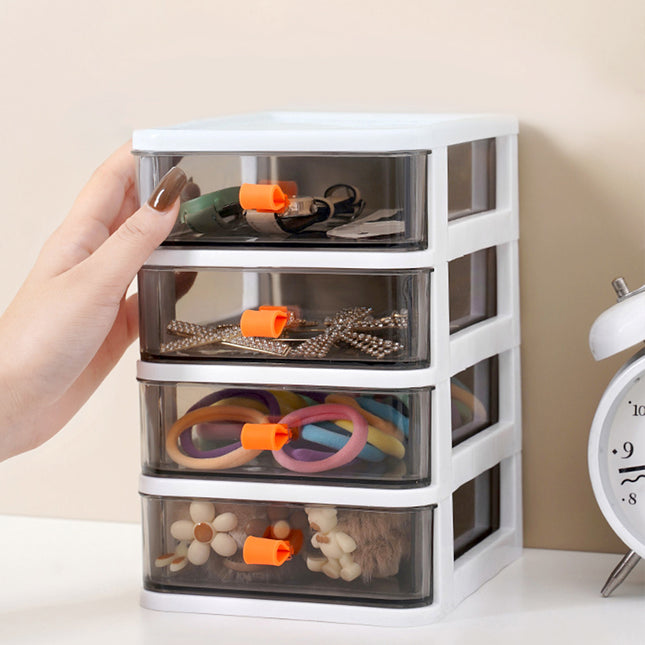 White Drawer Style Stationery Cosmetic Storage Box