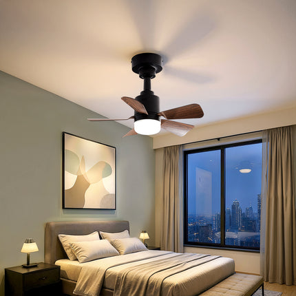 Elegant LED Ceiling Fan Light with 5 Blades