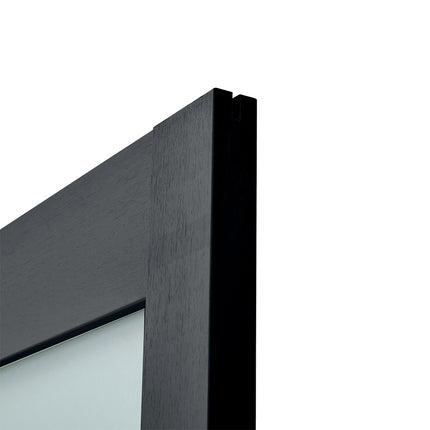Dark Grey Farmhouse Style MDF Wooden Barn Door with 200cm Sliding Kit