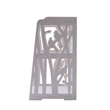 Modern Small White Bedside Table