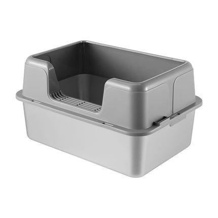 Semi-Closed Anti-Splash Cat Litter Box Pet Toilet