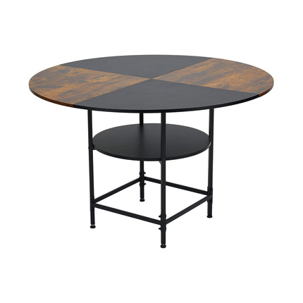 Round Dining Table with Lazy Susan