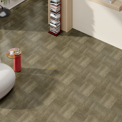30Pcs Self-adhesive PVC Parquet Flooring Tiles Set
