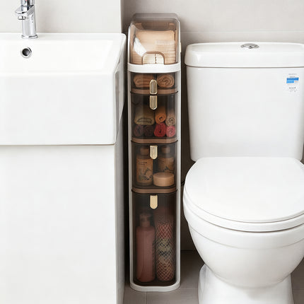 Plastic Tall Narrow Storage Cabinet