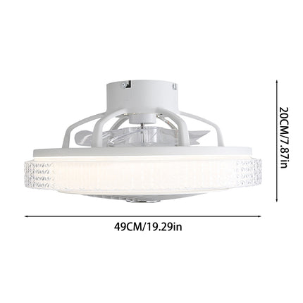 20-Inch Modern Ceiling Fan Light with Remote Control