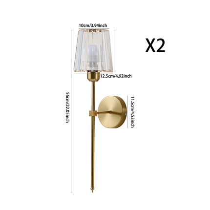 Set of 2 Rechargeable Wall Lamps with Remote Controls & 7 RGB Colours