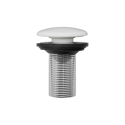 Rectangular Ceramic Countertop Basin with Central Drain Set