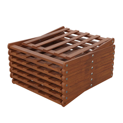 7-Tier Bamboo Folding Shoe Rack