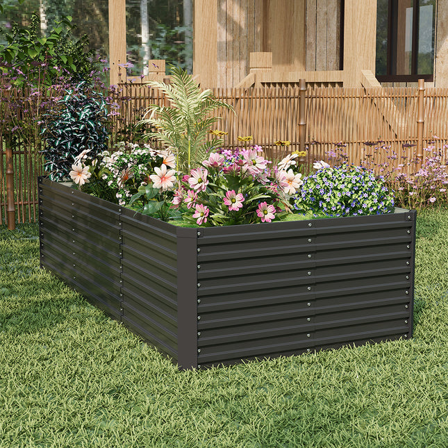 Large Metal Raised Garden Bed