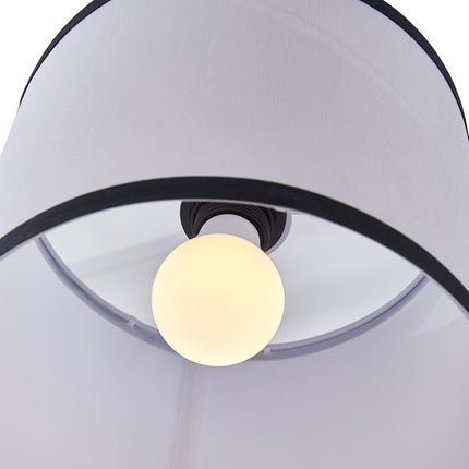 Modern Metal Floor Lamp Side Table 2 In 1