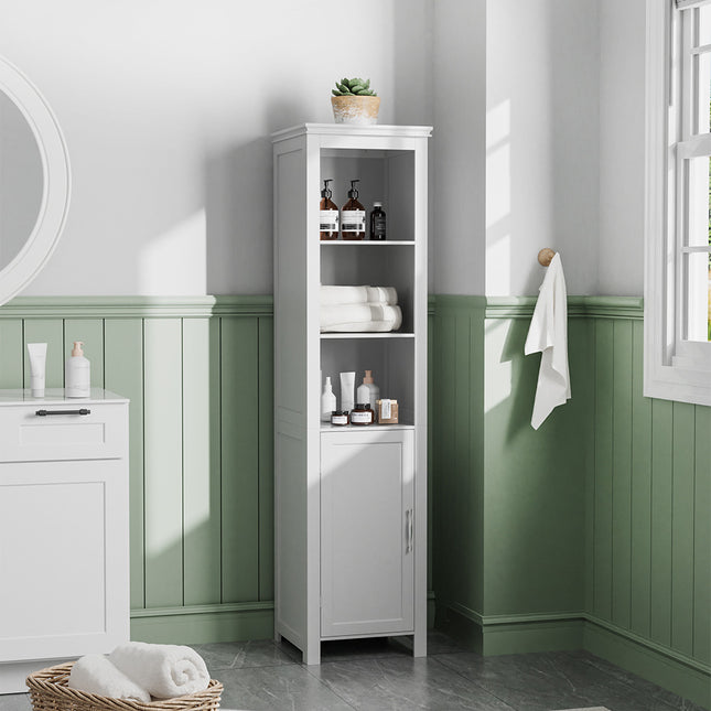 Freestanding Bathroom Tall Cabinet with Door