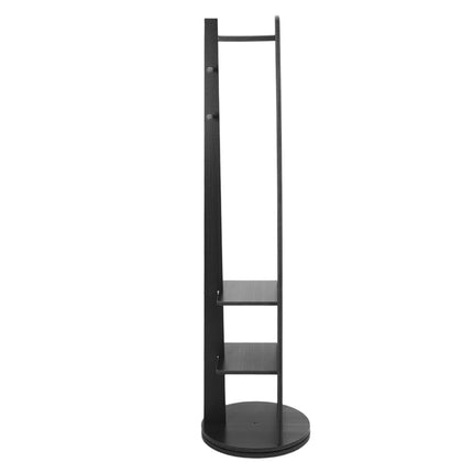 360° Rotating Full-Length Mirror with Coat Rack