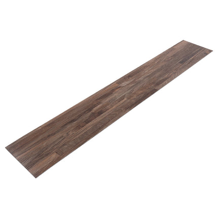 PVC Wooden Self-adhesive Laminate Flooring Planks for Home Decor 91x16 cm