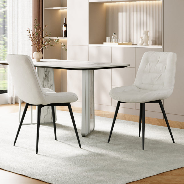 Teddy Fleece Upholstered Dining Chair