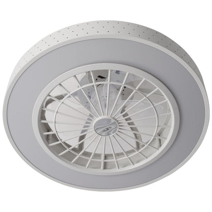 48cm Dia Round Acrylic Ceiling Mount LED Fan Light