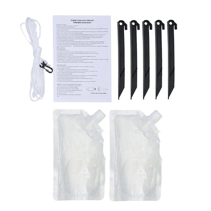 6ft Christmas Inflatable Snowman Family Decorations with LED Lights