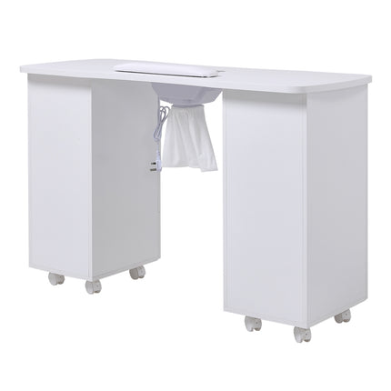 Manicure Table with Dust Collector and Wrist Cushion