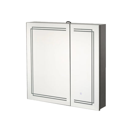 Wall-mounted Bathroom Mirror Cabinet with Led Lights