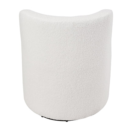 360° Upholstered Sherpa Swivel Chair with Storage