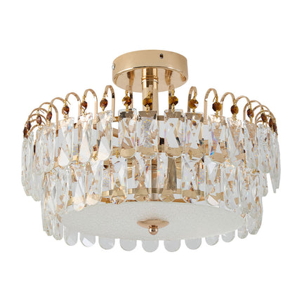 Semi Flush Mount Crystal Ceiling Light