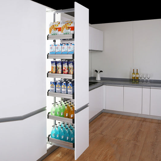 Larder Pull Out Wide Plate Basket Kitchen Cabinet Cupboard, Width 35CM