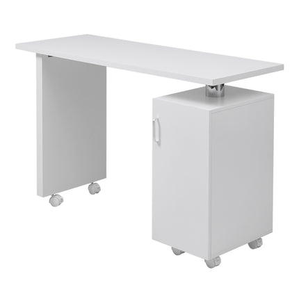 Rolling Manicure Table Salon Station with Storage