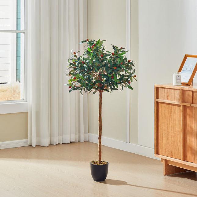 Artificial Olive Tree Decorative Plant in Planter