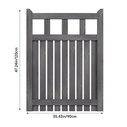 90x120cm Outdoor Wooden Garden Gate Fence Door