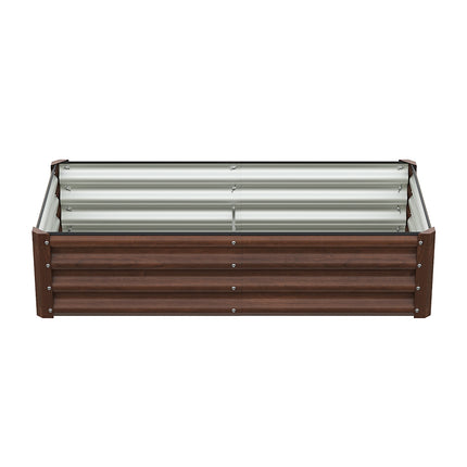 120cm x 60cm Rectangular Galvanized Steel Raised Garden Bed