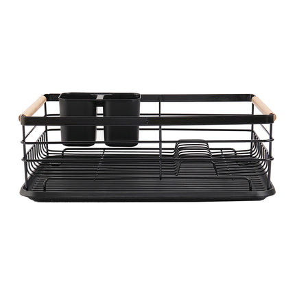Black/ White Iron Dish Drainer Rack