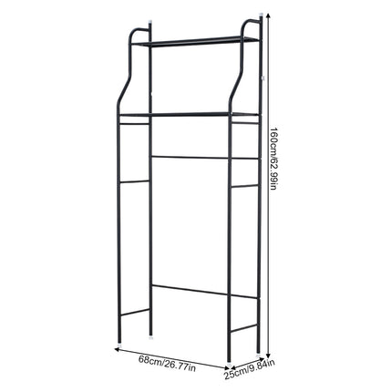 2-Tier Over-The-Toilet Storage Rack