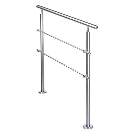 180CM Handrail Stainless Steel Balustrade, With 2 Crossbars