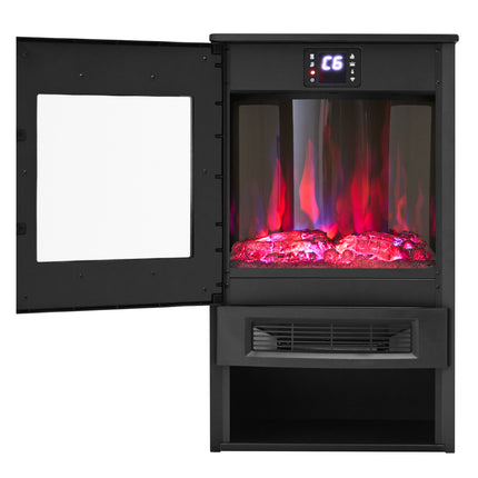 Freestanding Electric Fireplace with Remote Control