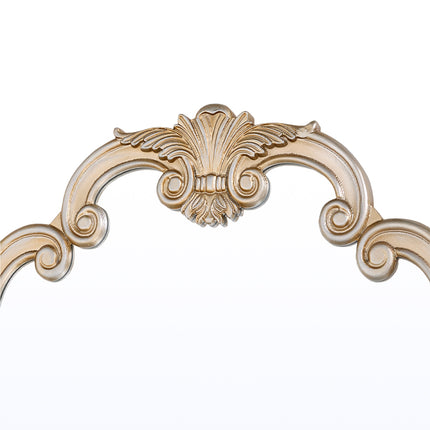 Gold Decorative Vanity Mirror with Carved Frame