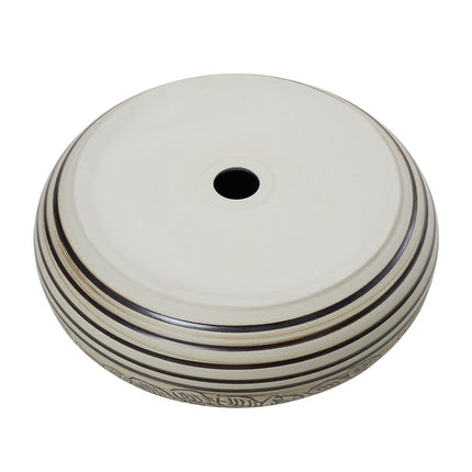 Ceramic Countertop Washbasin Vessel Sink with Waste Kit