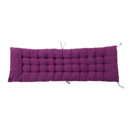 Purple Sun Lounger Cushion Pad Garden In/Outdoor Recliner Chair Seat Pads