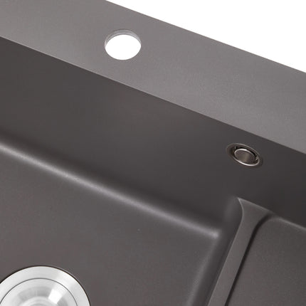 Modern Quartz Resin Composite Kitchen Sink with Waste Kit