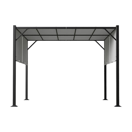 Outdoor Garden Retractable Pergola with Canopy