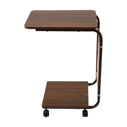 C-Shaped Side Table with Storage Bag