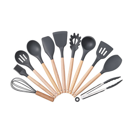 12Pcs Silicone Kitchen Cooking Utensils Set