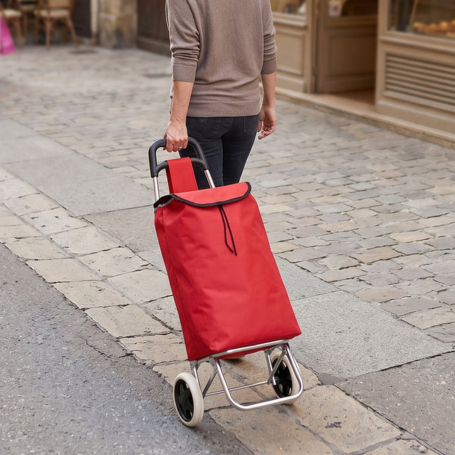 Portable 2-Wheel Shopping Trolley