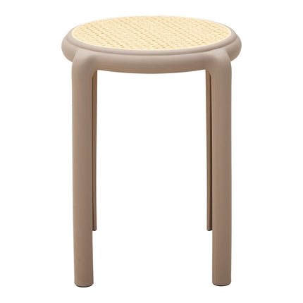 6Pcs Plastic Backless Stacking Stool Dining Chair