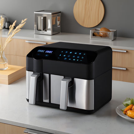 Dual Basket Air Fryer with Smart Touch Screen